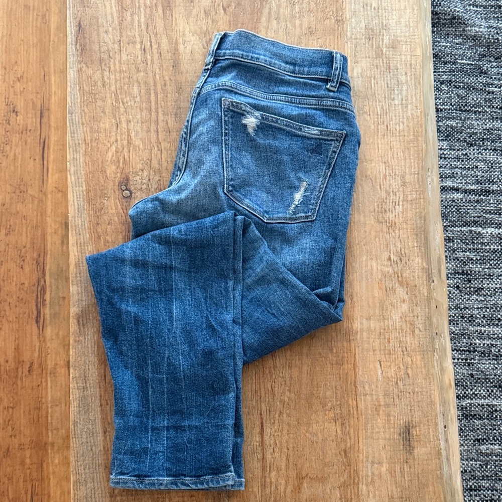 DL1961 Blue Straight Leg Women Jeans maternity line